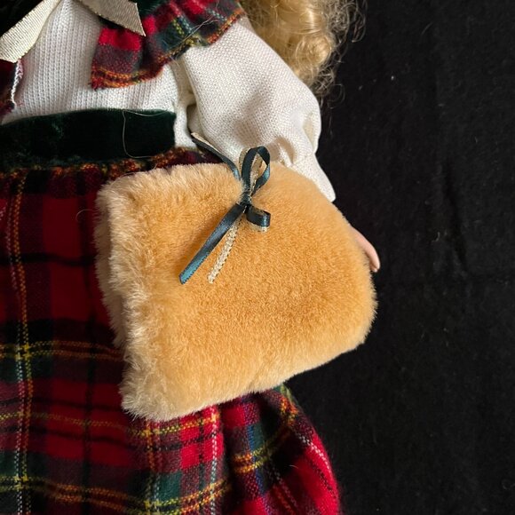 Holiday/Winter Porcelian Doll - Picture 5 of 10